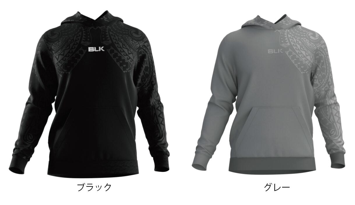 BLK HZ24プルオーバーフーディ ラグビー パーカー