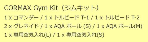 CORMAX　GYM Kit　ジム・キット　コアマックス　トレーニング　ラグビー AR012-011 直送品 空気入れセット