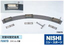 ニシスポーツ 足留材固定金具 ステンレス製 F2007D NISHI 陸上競技用備品