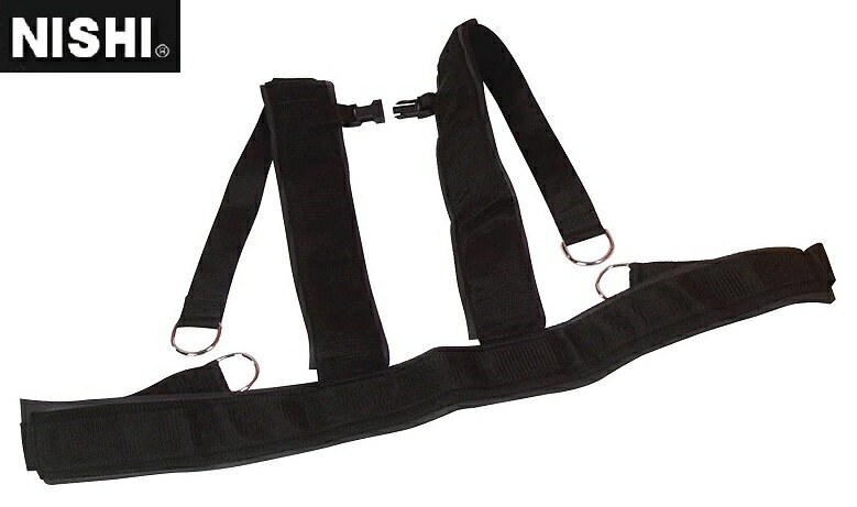 ニシ・スポーツ(NISHI)パワーハーネス T7403B 適応身長150〜190cm 体幹強化