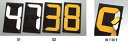 ■マグネット式 ■色板01/ホワイト・02/イエロー ■イギリス製 ■（W)96×（L)180mm ■F1242A用 ■F1242Bナンバーカード用 ※ご購入の際は色板をご指定ください。 ※F1242にはご使用になれません。