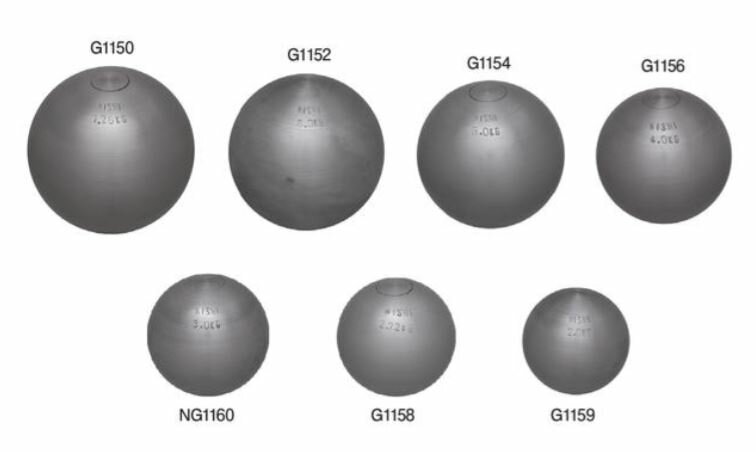 ニシ・スポーツ（NISHI）砲丸 練習用 鉄製 2.72kg G1158 φ87〜93mm