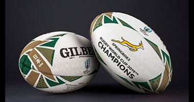 RWC2019チャンピオンズボール 5号球 南アフリカ 優勝記念 ラグビーボール GB-9018