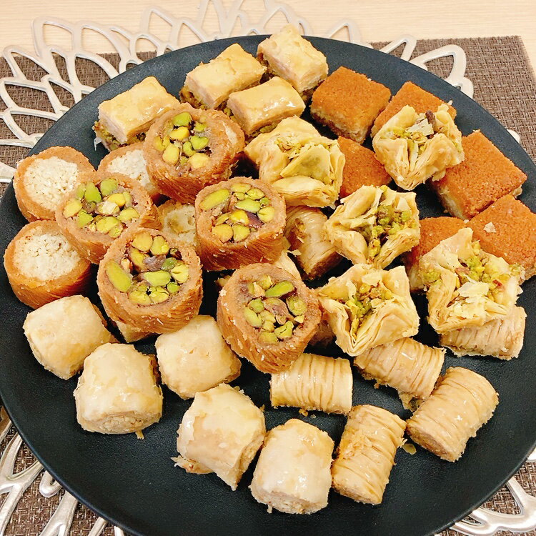 タイムセール おいしい サクサク 焼き菓子 バクラバ ミックス 625g Baklava（Al Baba）ランキング 6位 楽天 各種 洋菓子 セット 部門 リアルタイム (2021年11月13日20:03) 豪華 7種類38個 詰め合せ 送料無料 スィーツおつまみ ヘルシー ご褒美 家族向け ナッツ