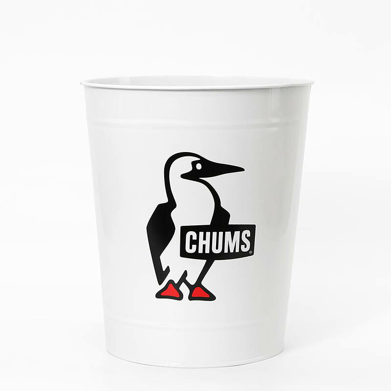 チャムス CHUMS ゴミ箱 Booby Trash Can ブービー トラッシュカン 13L ブリキ製 ダストボックス 収納 インテリア キャンプ アウトドア 2026年春夏新作 2026SS ホワイト CH62-2263 正規取扱店 [2]