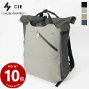 《ポイント10倍》《選べるノベルティプレゼント》シー CIE バックパック VARIOUS ROLLTOP-01 ヴァリアス ロールトップ リュックサック 各色...