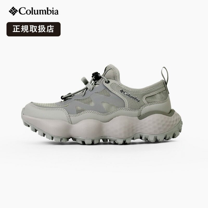 《抽選で最大100%ポイントバック★要エントリー》コロンビア Columbia レディース アウトドアシューズ THRIVE REVIVE MAX BREEZE YL5970 395 スニーカー サンダル メッシュ 通気性 軽量 クッション グリップ グレー グリーン ブラック Grey Green Black 2026SS