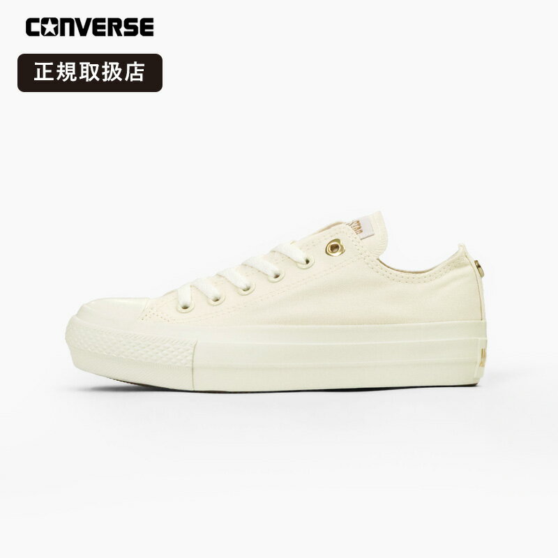 乐天商城 - コンバース CONVERSE ALL STAR PLTS BACKHEART OX レディース 厚底 スニーカー ローカット ハートデザイン バルカナイズ 白 ホワイト カジュアル シューズ 2026SS 31317280 正規品