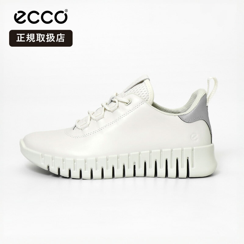 エコー ECCO スニーカー レディース グルーヴ GRUUV W FLEXIBLE SOLE WOMEN レザー 靴 2026SS ホワイト 21820360718 WHT/L GRY | ブランド [正規取扱店]【ポイント10倍】