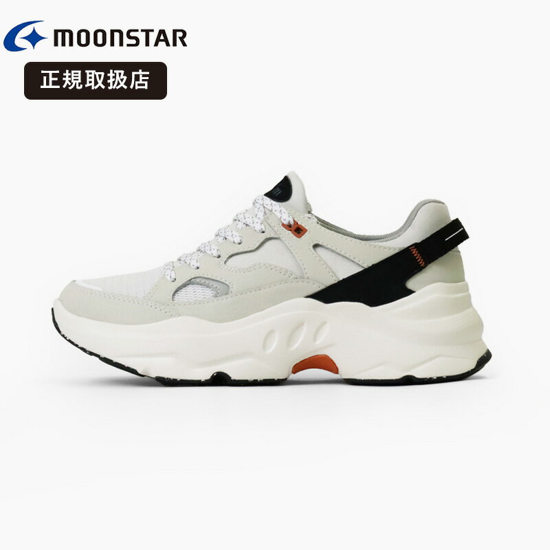 Rakuten - ムーンスター MOONSTAR スニーカー レディース B/M01 チャグ 厚底 シューズ 軽量 コンフォート スリッポン 靴 白 ホワイト 42700011 | [正規取扱店]