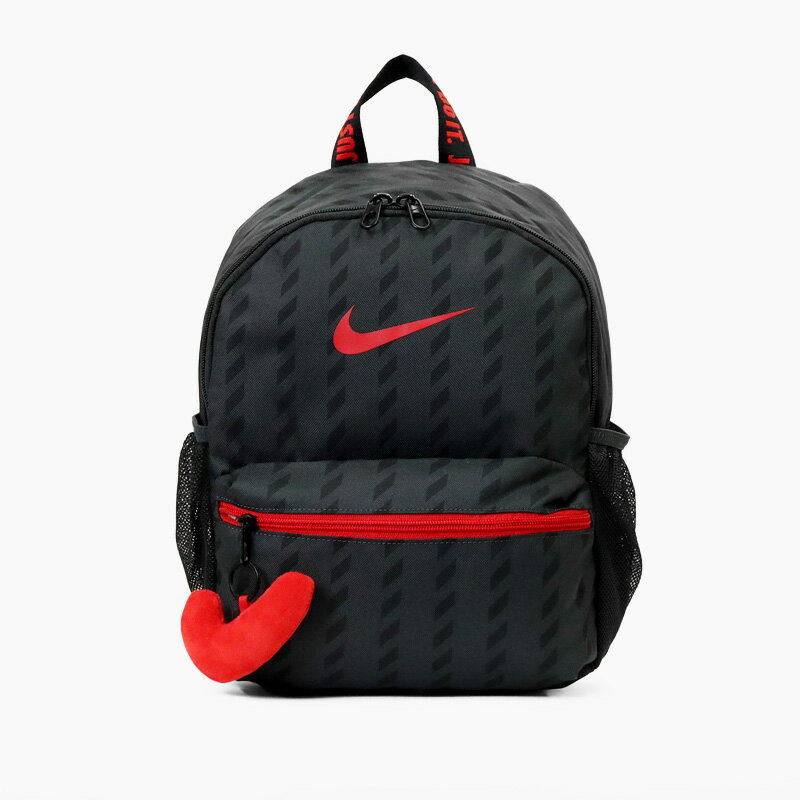 樂天商城 - 《抽選で最大100%ポイントバック★要エントリー》ナイキ NIKE バックパック キッズ JDI Just Do It デイパック キッズリュック ミニリュック 11L チャーム付き 2026SS 新作 ブラック レッド IO1530-010 | ブランド [正規取扱店]