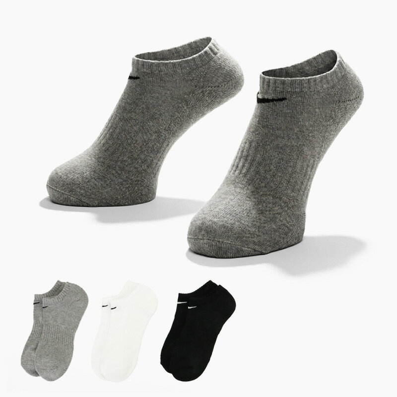 Rakuten - ナイキ NIKE エブリデイ クッションド 3P ソックス SX7673 964 3足組 靴下 メンズ レディース ユニセックス ノーショウソックス スニーカーソックス くるぶし丈 スポーツソックス Dri-FIT トレーニング ランニング マルチカラー 正規品
