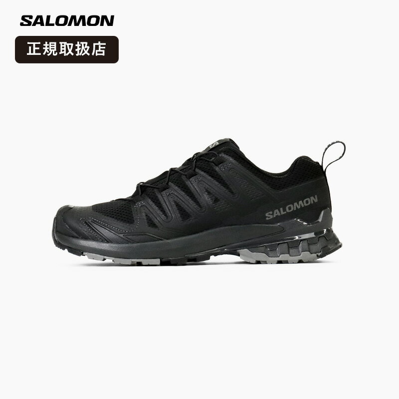 乐天商城 - サロモン SALOMON XA PRO 3D V9 スニーカー メンズ トレイルランニングシューズ トレランシューズ アウトドア 登山 ハイキング 防水 グリップ力 ジョギング ブラック L47271800 2026SS 正規品