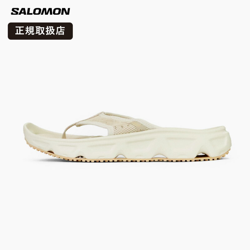 乐天商城 - 《抽選で最大100%ポイントバック★要エントリー》サロモン SALOMON リカバリーサンダル レディース REELAX BREAK 6.0 スライドサンダル コンフォートサンダル 軽量 クッション タピオカ L47995300 2026SS 正規品