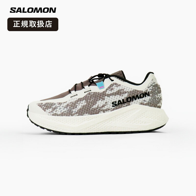 乐天商城 - サロモン SALOMON AERO GLIDE 4 GRVL スニーカー メンズ ランニングシューズ グラベル対応 軽量 クッション ジョギング トレイル ロード 靴 VANILLA ICE BLACK IRON L49174900 2026SS 正規品