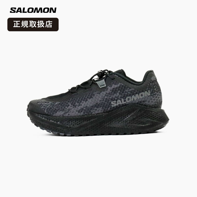 Rakuten - 《抽選で最大100%ポイントバック★要エントリー》SALOMON サロモン AERO GLIDE 4 GRVL W レディース スニーカー ランニングシューズ グラベル対応 軽量 クッション トレラン ロード ジョギング アウトドア ブラック L49175100 2026SS 靴 正規品
