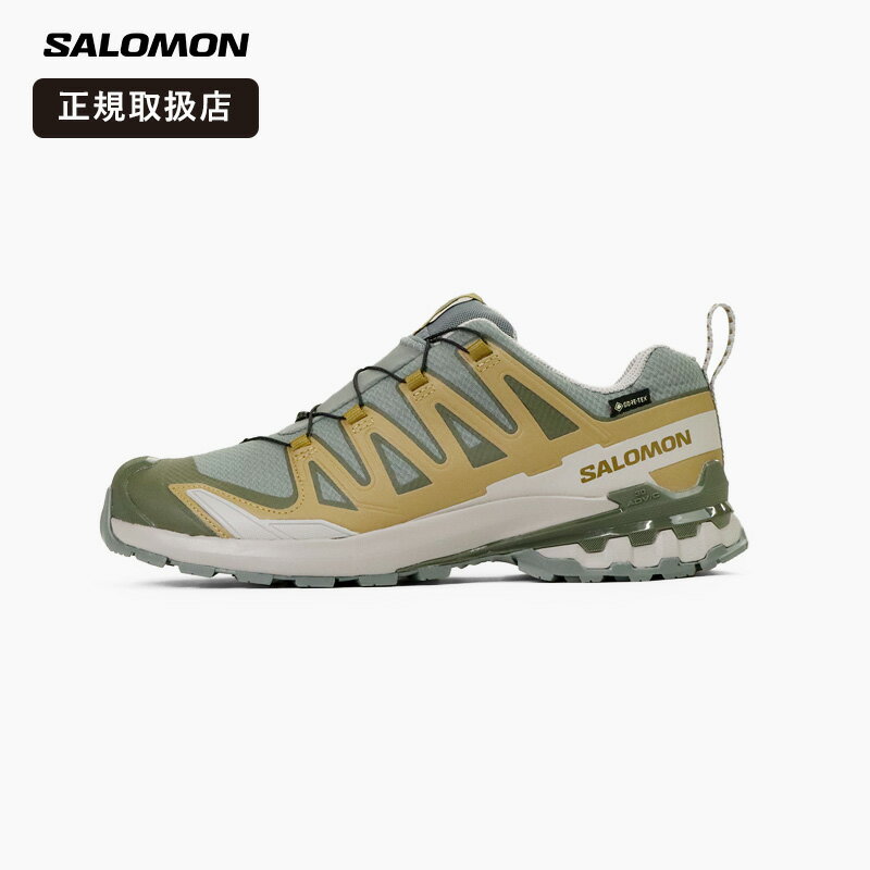 Rakuten - SALOMON サロモン XA PRO 3D V9 GTX メンズ トレイルランニングシューズ ゴアテックス 防水 スニーカー セドナセージ L49229600 2026SS 登山 ハイキング トレラン グリップ力 安定性 軽量 アウトドア 靴 正規品