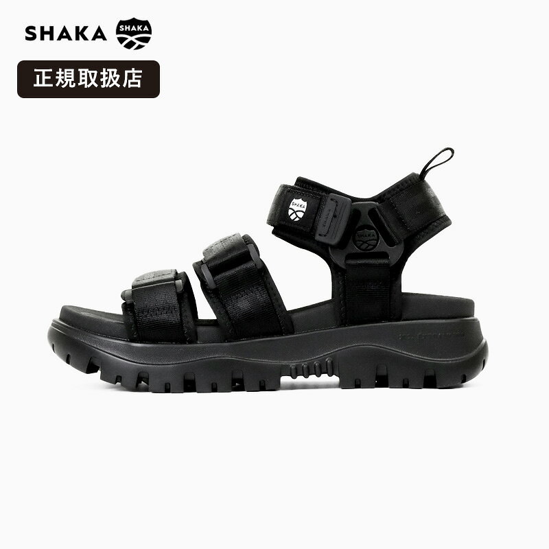 乐天商城 - シャカ SHAKA ネオバンジーEX スポーツサンダル NEO BUNGY EX レディース SK238 BLACK 00N 2026SS 厚底 軽量 ストラップサンダル アウトドア カジュアル 正規品 ブラック 黒