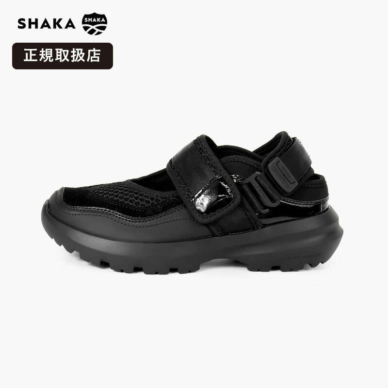 乐天商城 - SHAKA スニーカーサンダル レディース GREAT JOURNEY EXR グレートジャーニー SK348 BLACK ブラック スニサン 厚底 軽量 クッション 通気性 歩きやすい アウトドア 旅行 カジュアル 2026SS 正規取扱店