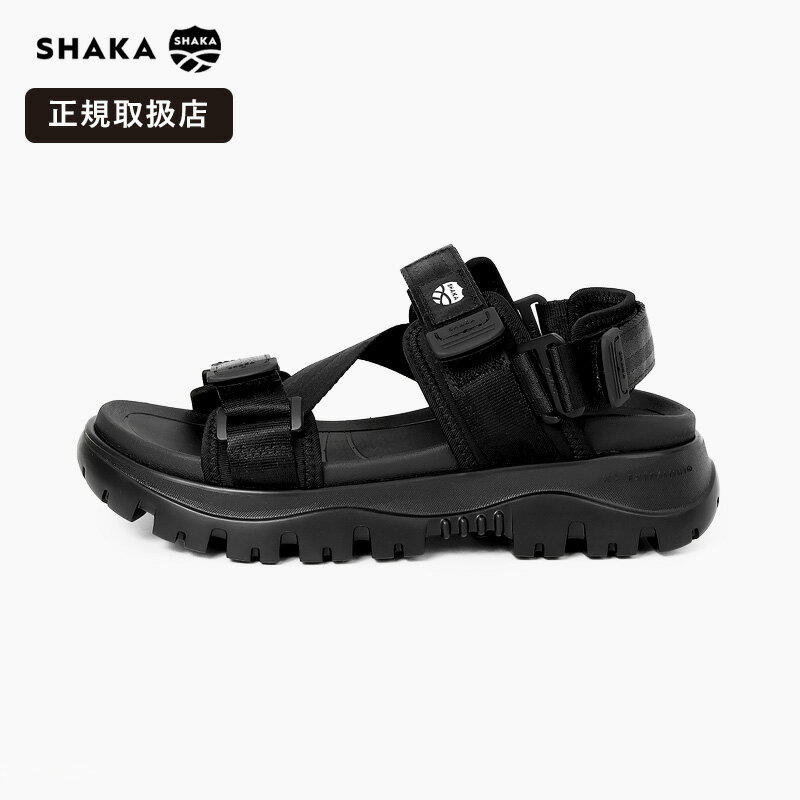 乐天商城 - SHAKA スポーツサンダル レディース 厚底 ZAMPER EX ザンパー SK362 BLACK ブラック 軽量 クッション スポサン 歩きやすい アウトドア 旅行 カジュアル 2026SS 正規取扱店