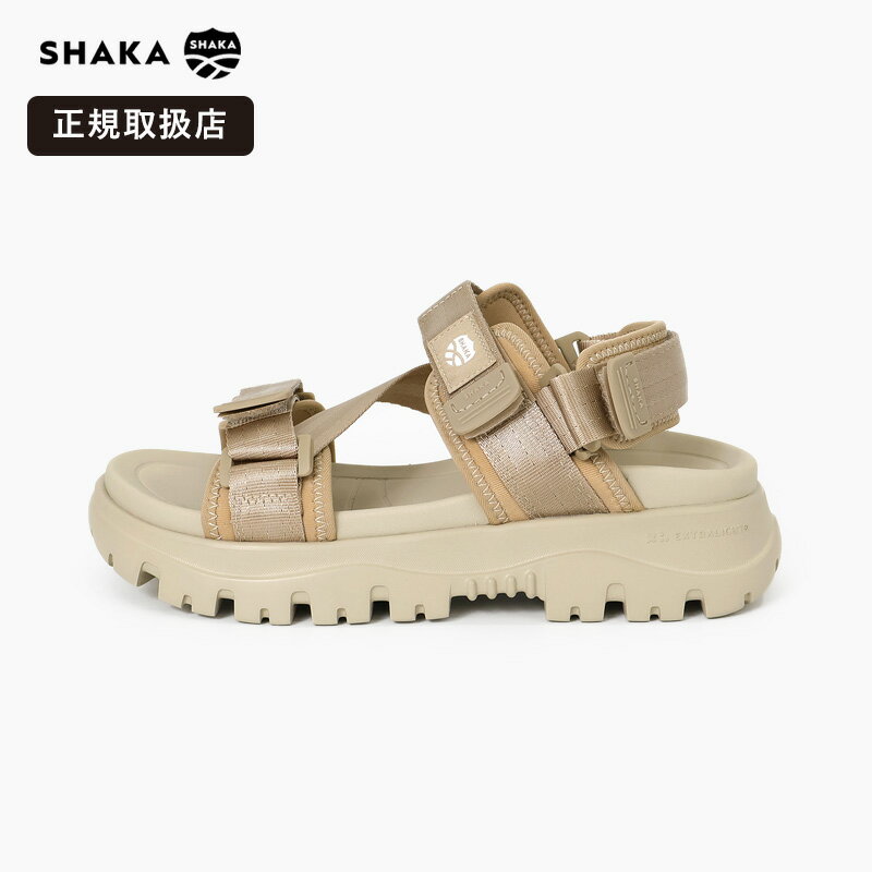 乐天商城 - SHAKA スポーツサンダル レディース 厚底 ZAMPER EX ザンパー SK362 TAUPE トープ 軽量 クッション スポサン アウトドア カジュアル 旅行 歩きやすい 2026SS 正規取扱店