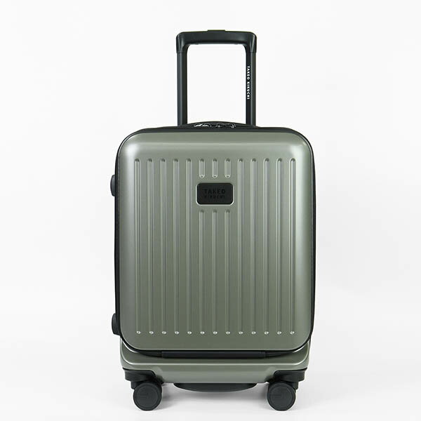 《ポイント10倍》《選べるノベルティプレゼント》タケオキクチ TAKEO KIKUCHI スーツケース CITY BLACK シティブラック Sサイズ キャリーケース フロントオープン 4輪 32L 機内持ち込み 1泊 2泊 CTY002A-32 | ブランド [正規取扱店]