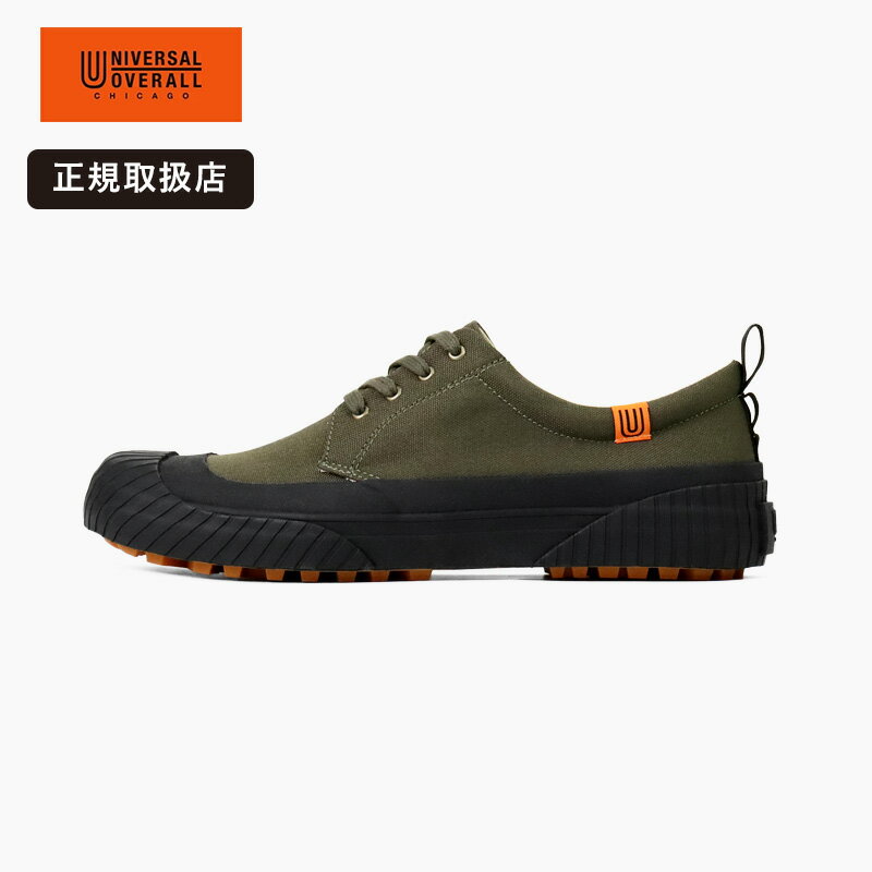 乐天商城 - ユニバーサルオーバーオール スニーカー UO11 メンズ レディース ローカット 撥水 軽量 カジュアル アウトドア ワークテイスト 通勤 通学 カーキ UO11971 UNIVERSAL OVERALL 正規品