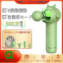 arboleaf マッサージガン 筋膜リリースガン MINI 可愛い くま キャラクター 強力 小型 軽量 静音 5段階強力振動 自動モード アタッチメント4個...