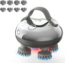 arboleaf ヘッドスパ 電動頭皮ブラシ 頭皮エステ スカルプケア silver シルバー IPX7防水 3D動作モードフェイスケアブラシ 広範囲赤色LED...