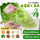 【INSで大人気】おくるみ ベビー 新生児 白菜型 ブランケット 秋 冬 帽子付き 85*85cm 120*120cm 大きいサイズ かわいい おしゃれ スイカ オレンジ 食物 出産祝い 記念撮影 毛布 ベビータオル 寝かしつけ おもしろ 赤ちゃん ギフト 野菜
