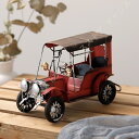 【楽天スーパーSALE】車モデル おしゃれ リアル 車置物 ブリキ製 車ミニチュア アンティーク ミニカー 置物 オブジェ ブリキ ヴィンテージ カー オブジェ
