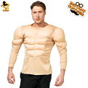 【楽天スーパーSALE】筋肉 シャツ コスプレ プロレス 衣装 イベント コスチューム/ ムキムキマッチョTシャツ筋肉tシャツ 仮装 衣装 筋肉マンシャツ 宴会...