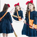 【楽天スーパーSALE】ハロウィン衣装 子供 魔女 キキ 風悪魔コスプレ コスチューム衣装子供ドレス ワンピース Halloween 演出服ハロウィーン パーテ...