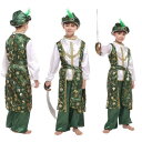 【楽天スーパーSALE】子供ハロウィン衣装子供 男の子 女の子 ?アラジンのランプ 王子様 キッズ ハロウィン衣装 幼稚園ハロウィン衣装 新ハロウィン衣装