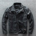 【楽天スーパーSALE】メンズ革ジャン 秋冬 レザージャケット ライダースジャケット スタイリッシュバイクウェア シングル 男性用 防寒防風