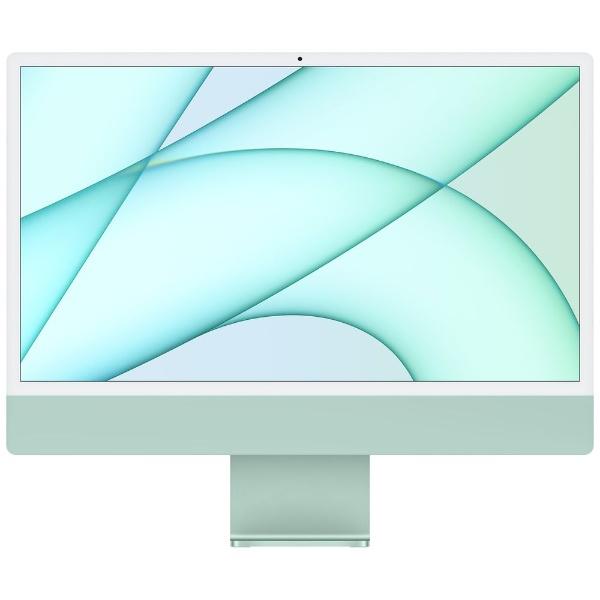 Apple iMac 24インチ Retina 4.5Kディスプレイモデル MGPH3J/A [グリーン] JAN 4549995196603