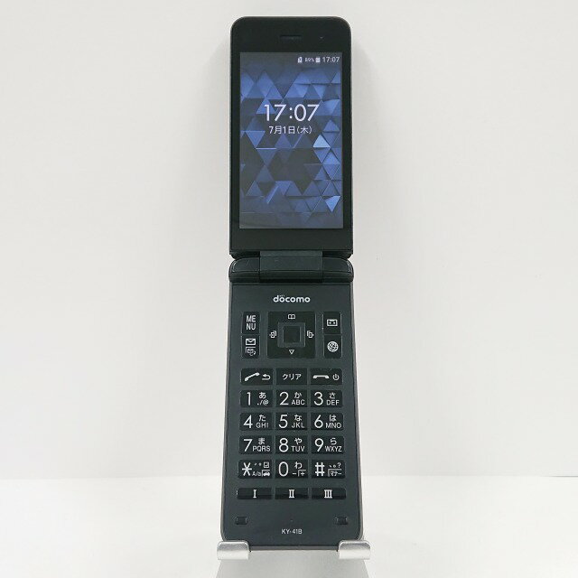 DIGNO ケータイ ベーシック KY-41B ドコモ ブラック 送料無料 本体 c09038 【中古】