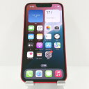 iPhone13 mini 128GB SIMフリー レッド 送料無料 本体 c09180 【中古】