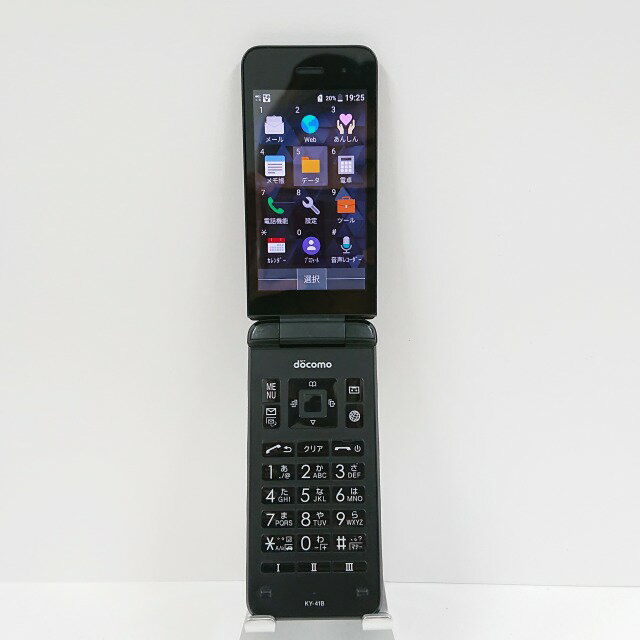 DIGNO ケータイ ベーシック KY-41B ドコモ ブラック 送料無料 本体 c05973 【中古】