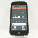 らくらくスマートフォン me F-01L ドコモ ブラック 送料無料 本体 c09536 【中古】