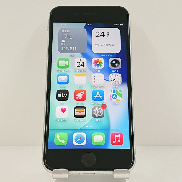 iPhoneSE 第2世代 64GB au ホワイト 送料無料 本体 c19167 【中古】