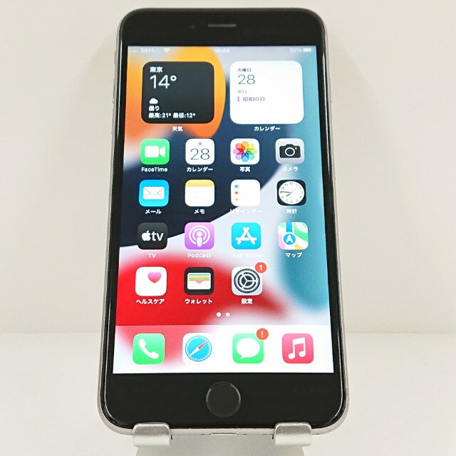 iPhone6s Plus 64GB SIMフリー スペースグレイ 送料無料 本体 c19295 【中古】