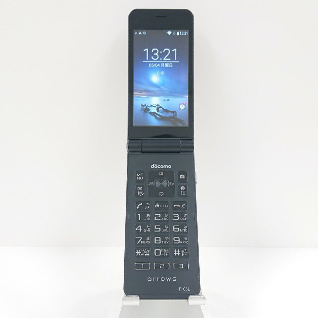 arrows ケータイ F-03L ドコモ ブラック 送料無料 本体 c19395 【中古】