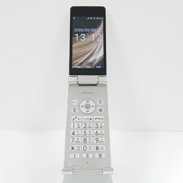 AQUOS ケータイ SH-02L ドコモ ゴールド 送料無料 本体 c19558 【中古】