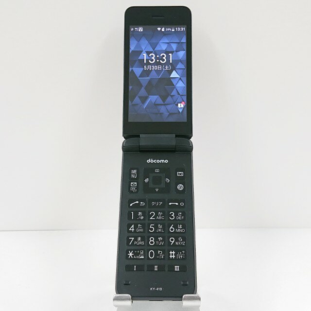 DIGNO ケータイ ベーシック KY-41B ドコモ ブラック 送料無料 本体 c19720 【中古】