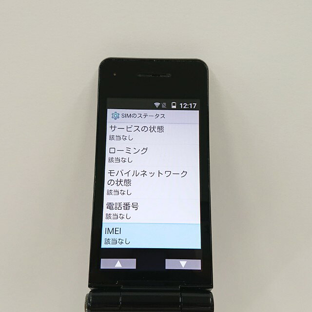 アークマーケットモバイルのP-smart ケータイ P-01J ドコモ ブラック 送料無料 本体 c20792 【中古】｜アングル2