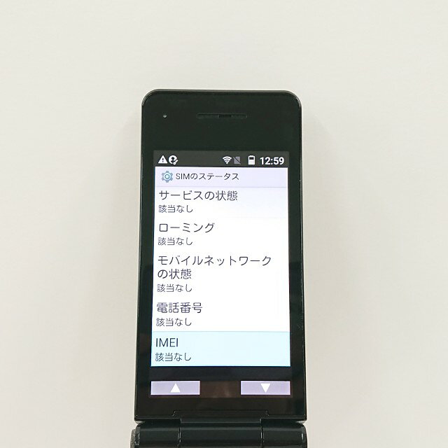 アークマーケットモバイルのP-smart ケータイ P-01J ドコモ ブラック 送料無料 本体 c20796 【中古】｜アングル2