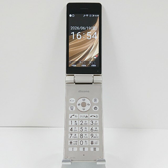 AQUOS ケータイ SH-02L ドコモ ゴールド 送料無料 本体 c20448 【中古】