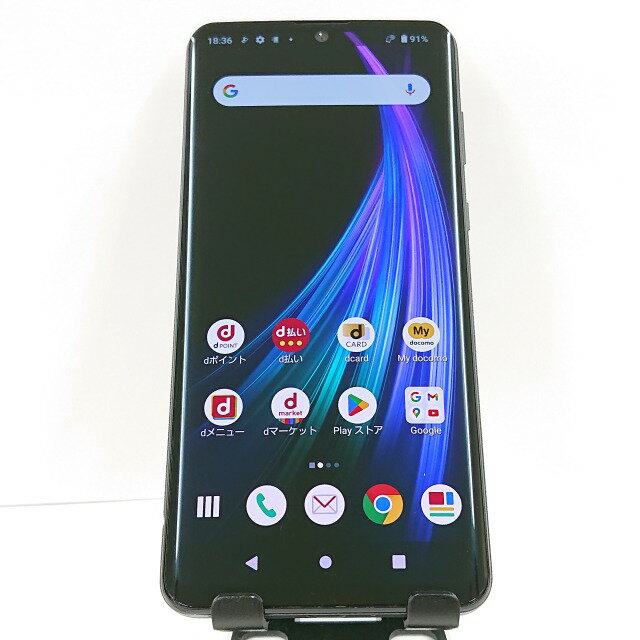 AQUOS zero2 SH-01M ドコモ アストロブラック 送料無料 本体 c08217 【中古】