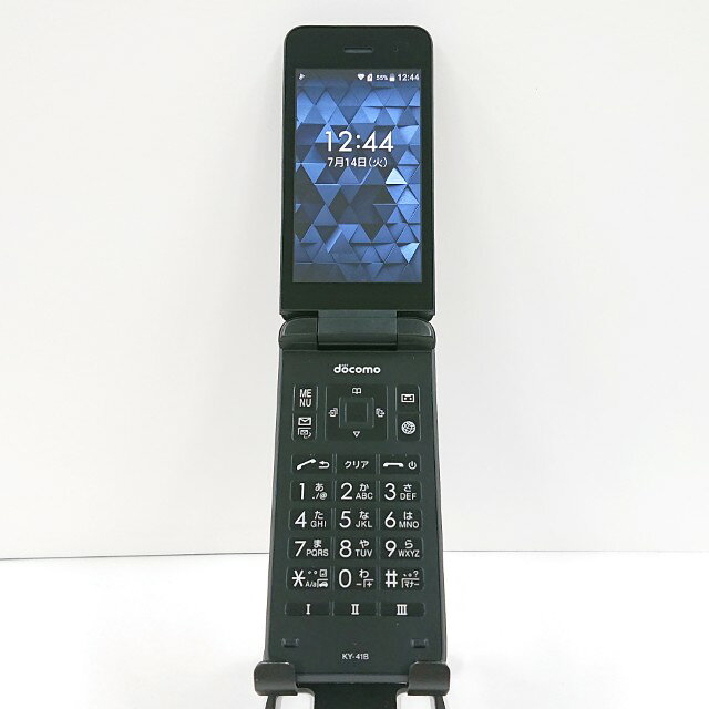 DIGNO ケータイ ベーシック KY-41B ドコモ ブラック 送料無料 本体 c21201 【中古】
